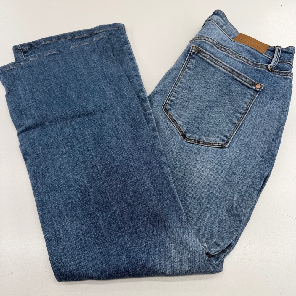 Judy Blue Los Angeles Womens 14W Bootcut Jeans Medium Wash Stretch Denim